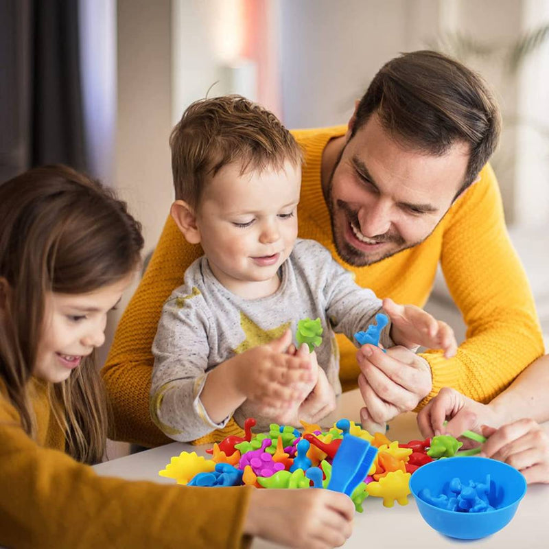 Montessori Conjunto De Contagem Animal Brinquedo Colorido Educacional Criativo